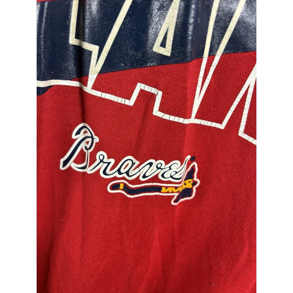 #M140 Men Nike Dri-fit Large Atlanta Braves Shirt MLB - Picture 4 of 7